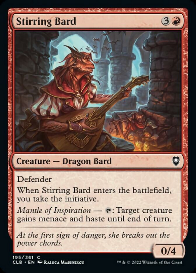 Stirring Bard [Commander Legends: Battle for Baldur's Gate] | Rock City Comics