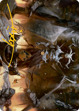 Ormendahl, the Corrupter Art Card (Gold-Stamped Signature) [Innistrad: Midnight Hunt Art Series] | Rock City Comics