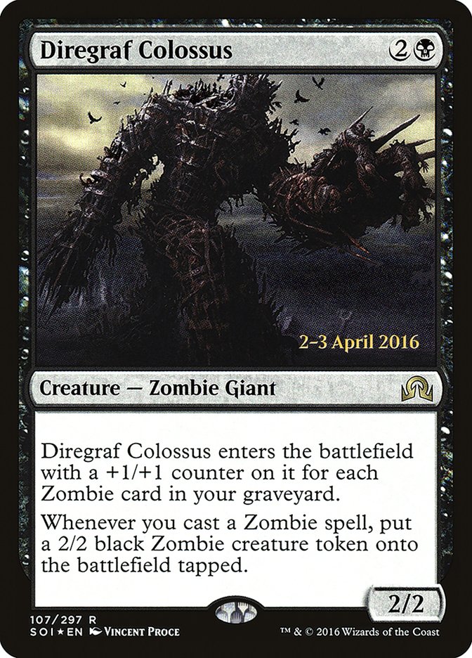 Diregraf Colossus [Shadows over Innistrad Prerelease Promos] | Rock City Comics