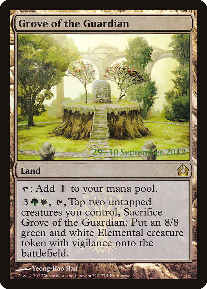 Grove of the Guardian [Return to Ravnica Prerelease Promos] | Rock City Comics