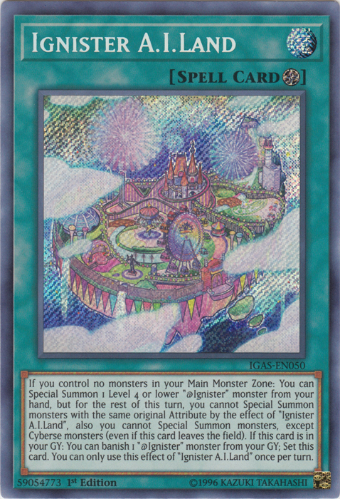 Ignister A.I.Land [IGAS-EN050] Secret Rare | Rock City Comics