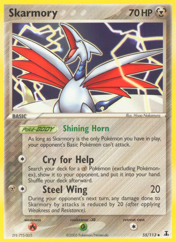 Skarmory (55/113) [EX: Delta Species] | Rock City Comics