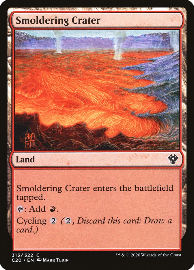 Smoldering Crater [Commander 2020] | Rock City Comics