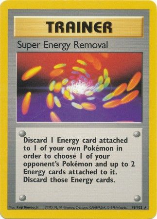 Super Energy Removal (79/102) [Base Set Unlimited] | Rock City Comics