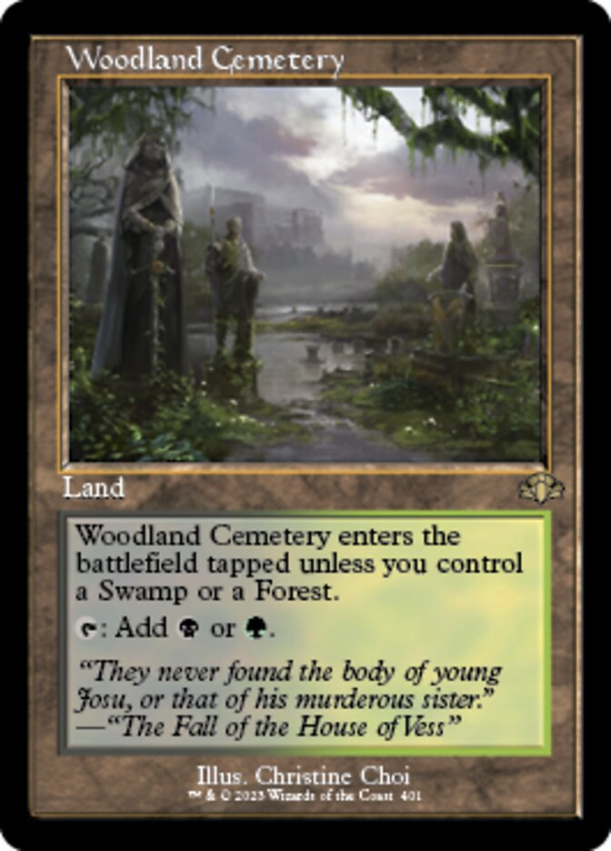 Woodland Cemetery (Retro) [Dominaria Remastered] | Rock City Comics