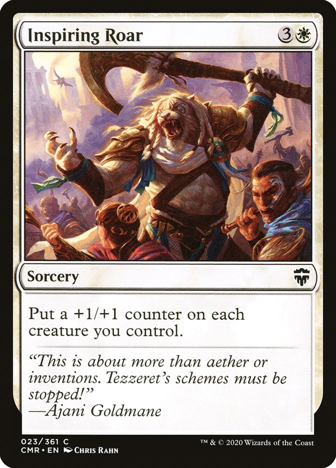 Inspiring Roar [Commander Legends] | Rock City Comics