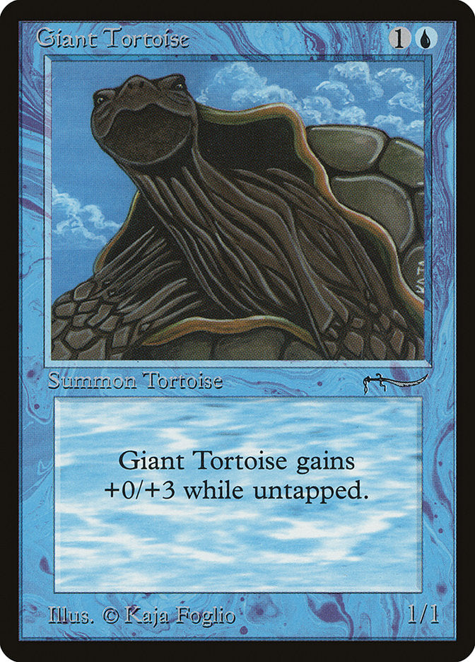 Giant Tortoise (Light Mana Cost) [Arabian Nights] | Rock City Comics