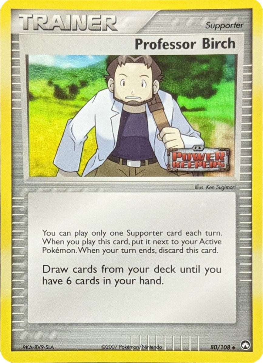 Professor Birch (80/108) (Stamped) [EX: Power Keepers] | Rock City Comics