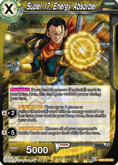 Super 17, Energy Absorber (EB1-039) [Battle Evolution Booster] | Rock City Comics