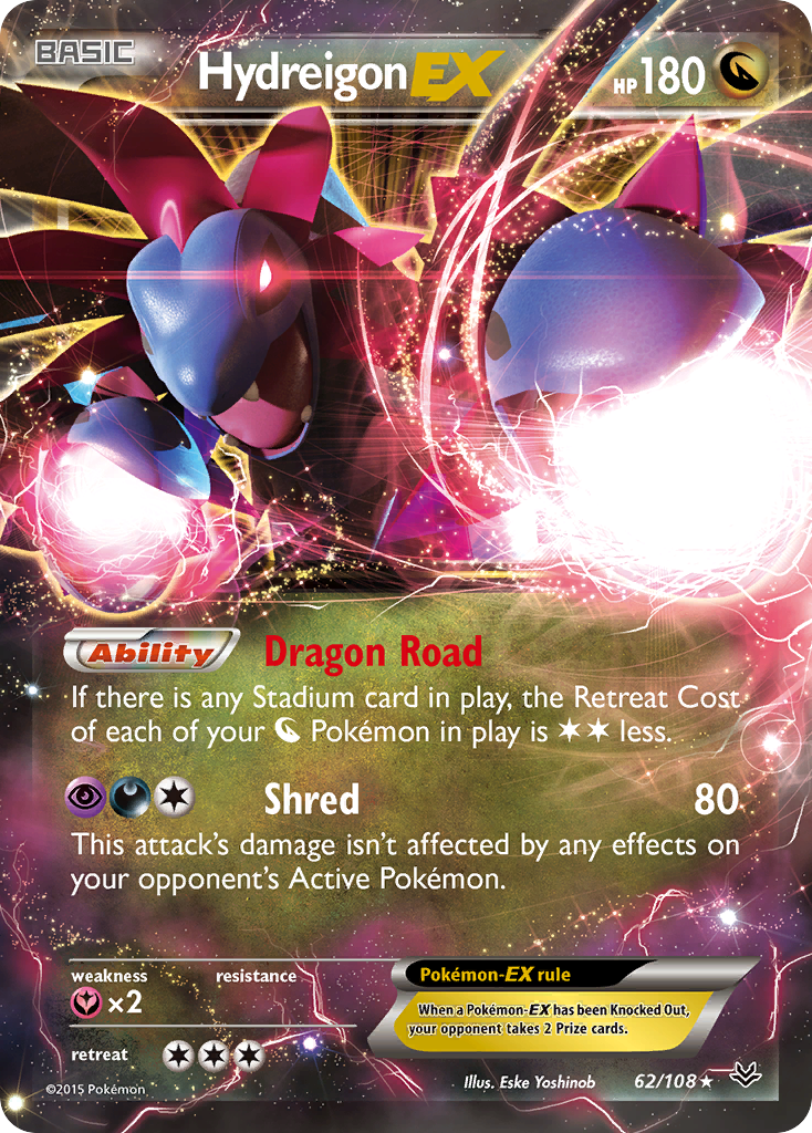 Hydreigon EX (62/108) [XY: Roaring Skies] | Rock City Comics