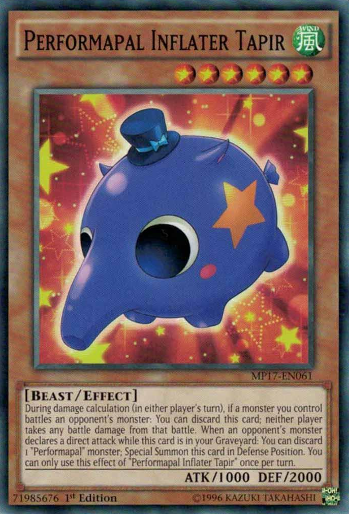 Performapal Inflater Tapir [MP17-EN061] Common | Rock City Comics