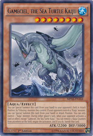 Gameciel, the Sea Turtle Kaiju [MP16-EN164] Rare | Rock City Comics