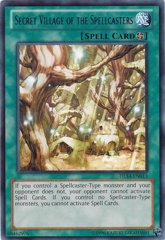 Secret Village of the Spellcasters (Blue) [DL14-EN013] Rare | Rock City Comics