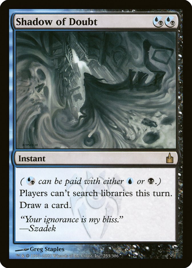 Shadow of Doubt [Ravnica: City of Guilds] | Rock City Comics