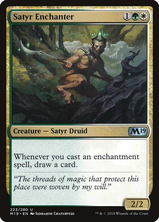 Satyr Enchanter [Core Set 2019] | Rock City Comics