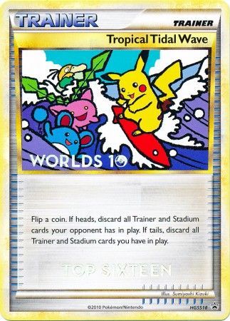 Tropical Tidal Wave (HGSS18) (Top 16) [HeartGold & SoulSilver: Black Star Promos] | Rock City Comics