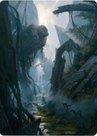 Swamp 2 Art Card [Zendikar Rising Art Series] | Rock City Comics