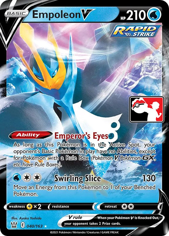 Empoleon V (040/163) [Prize Pack Series One] | Rock City Comics