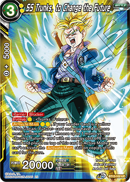 SS Trunks, to Change the Future (Uncommon) [BT13-102] | Rock City Comics