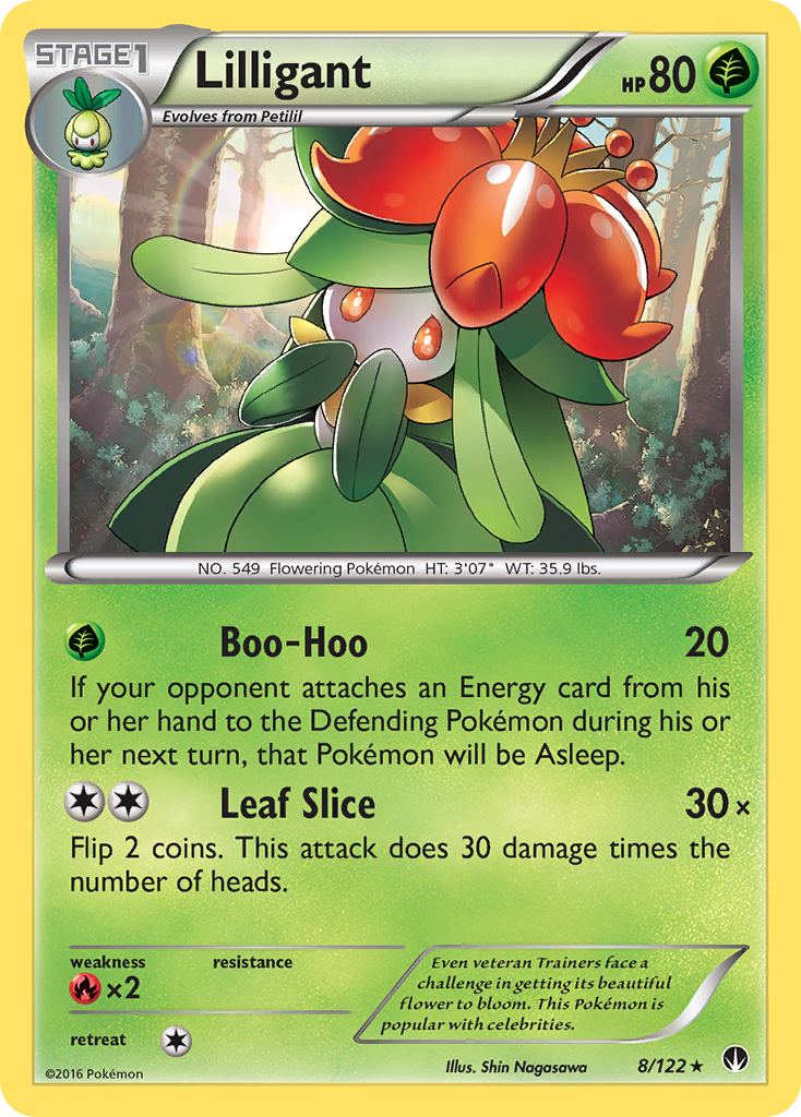 Lilligant (8/122) [XY: BREAKpoint] | Rock City Comics