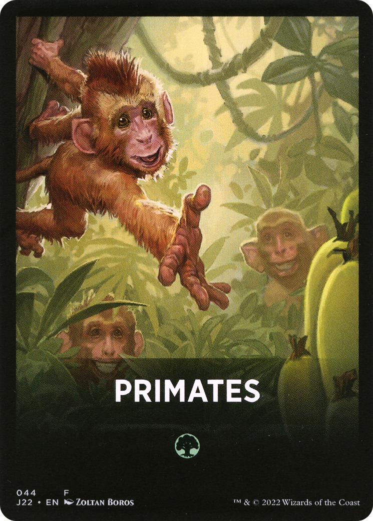 Primates Theme Card [Jumpstart 2022 Front Cards] | Rock City Comics