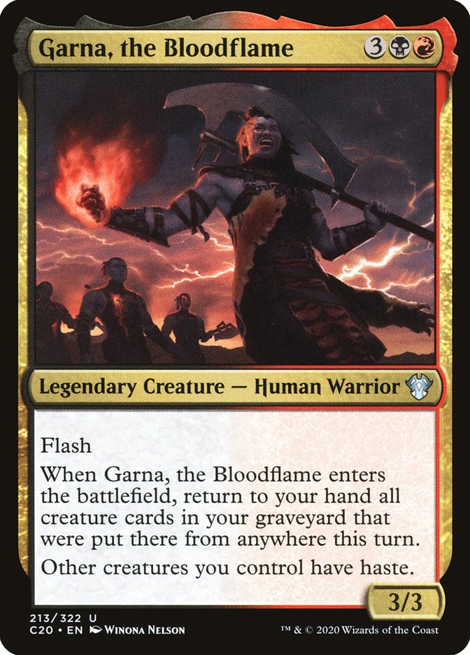 Garna, the Bloodflame [Commander 2020] | Rock City Comics