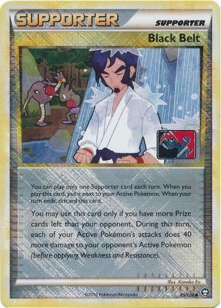 Black Belt (85/102) (League Promo) [HeartGold & SoulSilver: Triumphant] | Rock City Comics