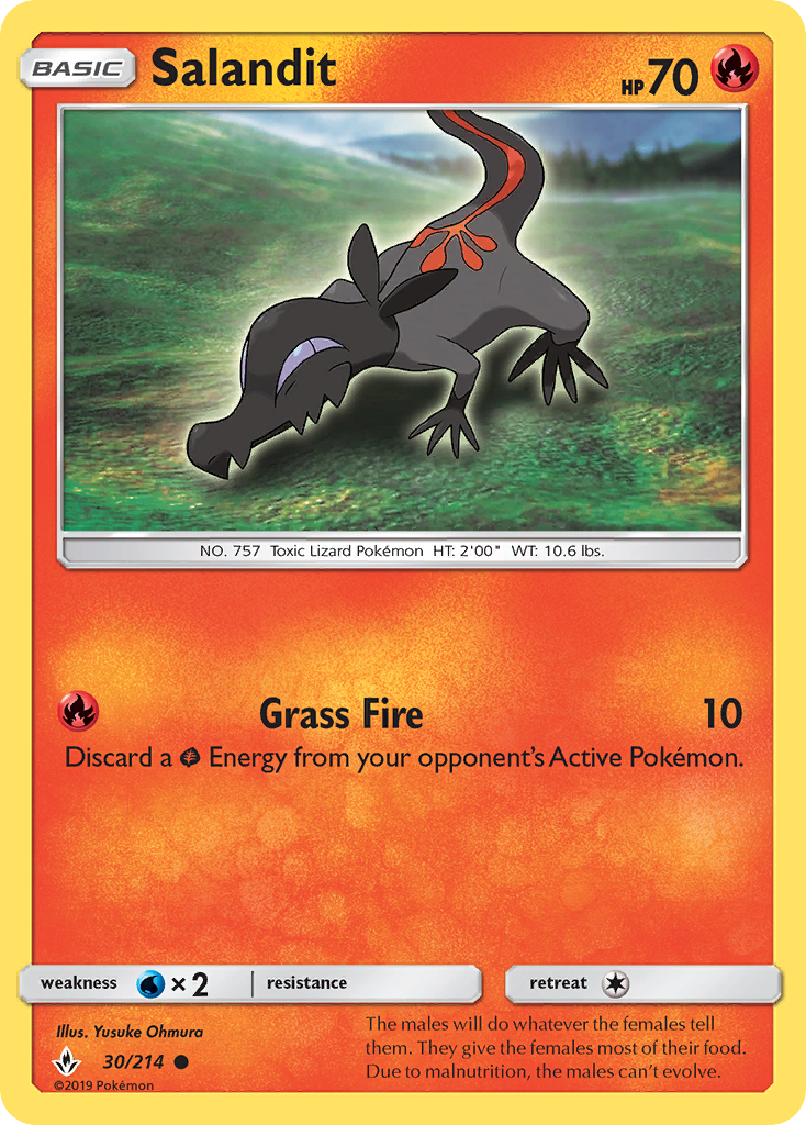 Salandit (30/214) [Sun & Moon: Unbroken Bonds] | Rock City Comics