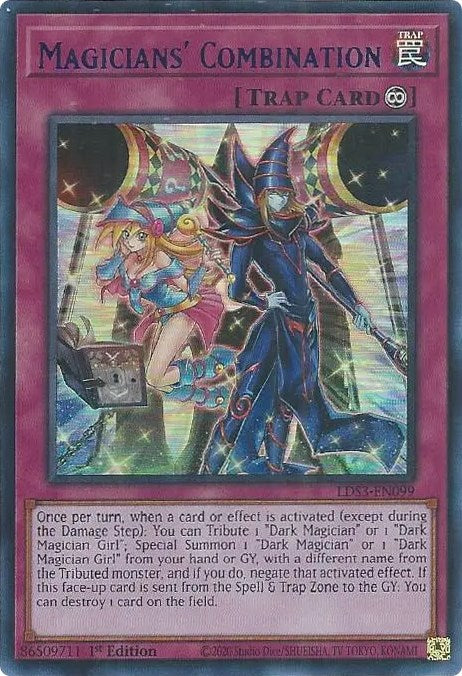 Magicians' Combination (Blue) [LDS3-EN099] Ultra Rare | Rock City Comics