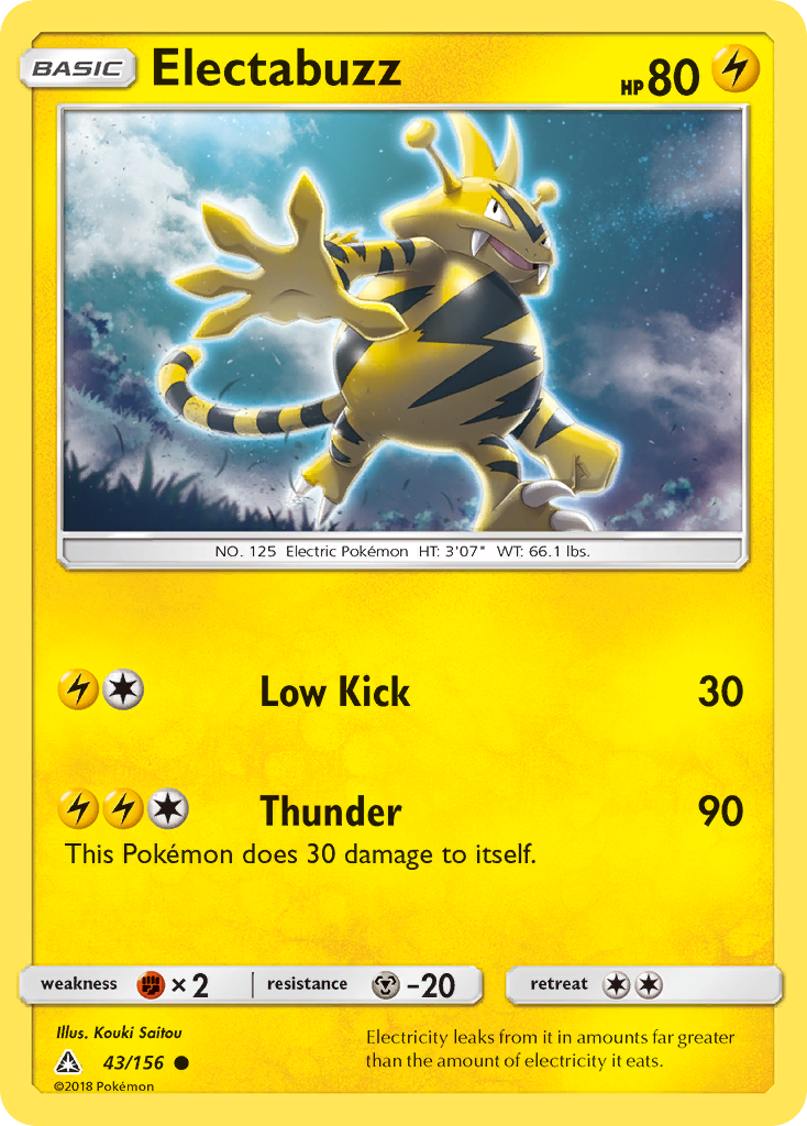 Electabuzz (43/156) [Sun & Moon: Ultra Prism] | Rock City Comics