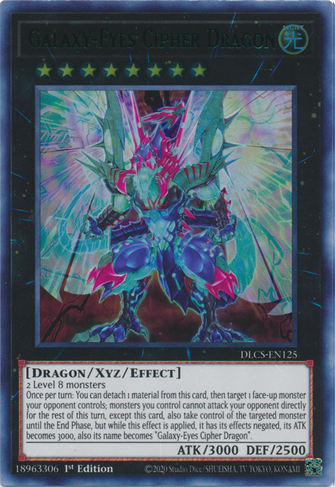 Galaxy-Eyes Cipher Dragon (Green) [DLCS-EN125] Ultra Rare | Rock City Comics