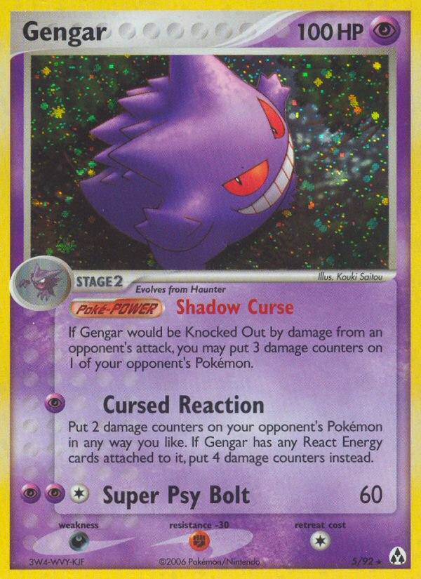 Gengar (5/92) [EX: Legend Maker] | Rock City Comics