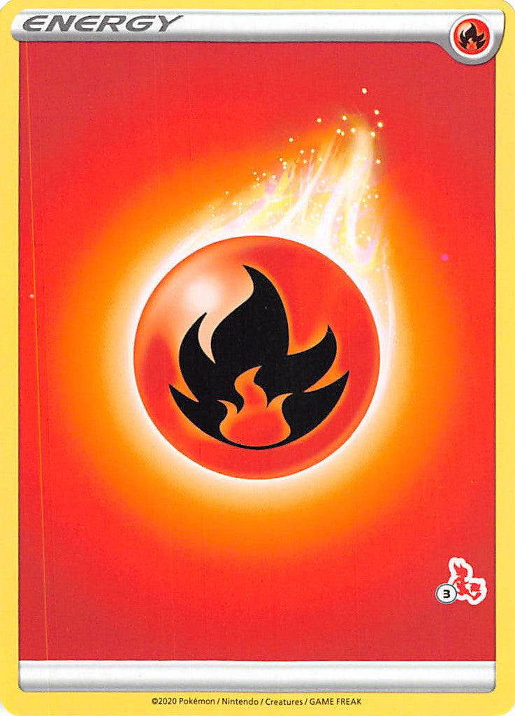 Fire Energy (Cinderace Stamp #3) [Battle Academy 2022] | Rock City Comics