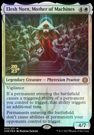 Elesh Norn, Mother of Machines [Phyrexia: All Will Be One Prerelease Promos] | Rock City Comics