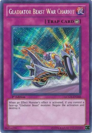 Gladiator Beast War Chariot [LCGX-EN266] Secret Rare | Rock City Comics