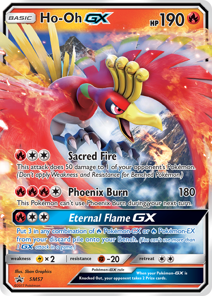 Ho-Oh GX (SM57) [Sun & Moon: Black Star Promos] | Rock City Comics