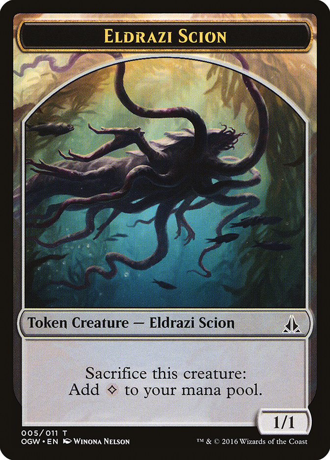 Eldrazi Scion (005/011) [Oath of the Gatewatch Tokens] | Rock City Comics