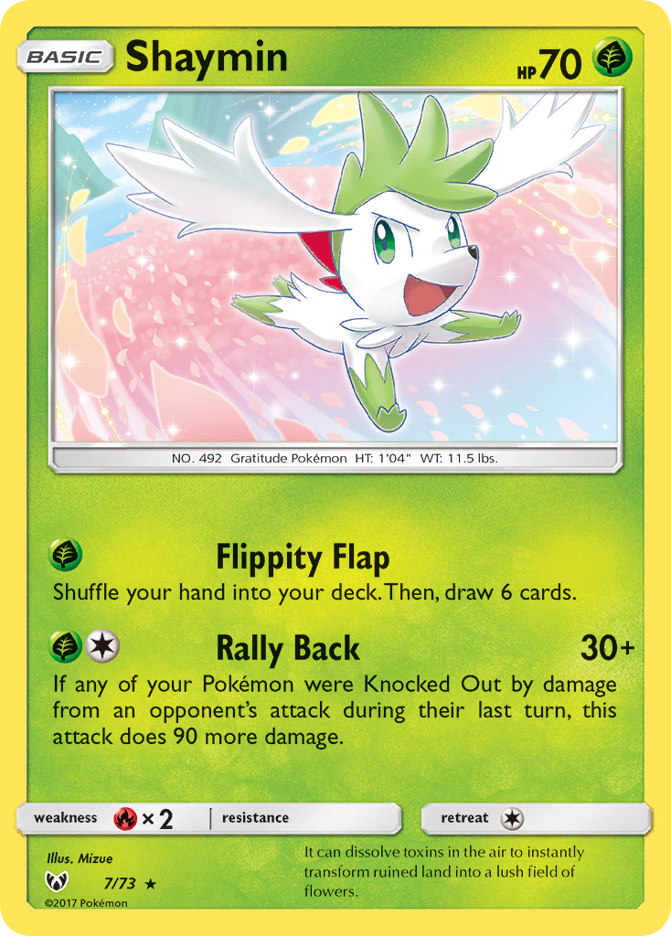 Shaymin (7/73) [Sun & Moon: Shining Legends] | Rock City Comics