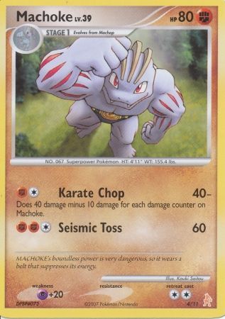 Machoke (4/11) [Diamond & Pearl: Trainer Kit - Lucario] | Rock City Comics