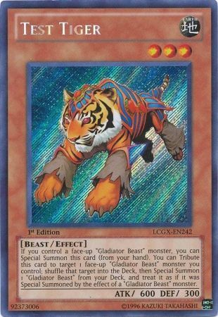 Test Tiger [LCGX-EN242] Secret Rare | Rock City Comics