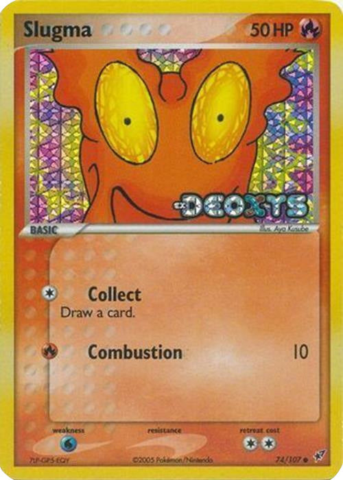 Slugma (74/107) (Stamped) [EX: Deoxys] | Rock City Comics