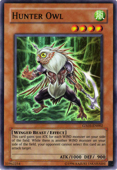 Hunter Owl [GX03-EN002] Super Rare | Rock City Comics