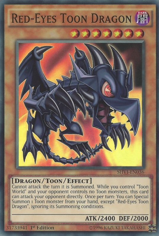 Red-Eyes Toon Dragon [SHVI-EN036] Super Rare | Rock City Comics