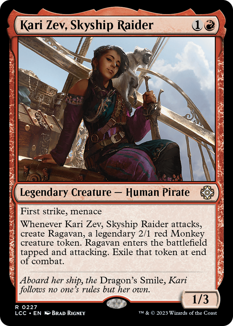 Kari Zev, Skyship Raider [The Lost Caverns of Ixalan Commander] | Rock City Comics