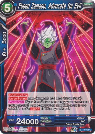 Fused Zamasu, Advocate for Evil (BT10-053) [Rise of the Unison Warrior 2nd Edition] | Rock City Comics