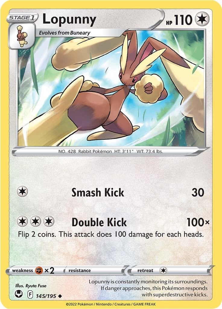 Lopunny (145/195) [Sword & Shield: Silver Tempest] | Rock City Comics