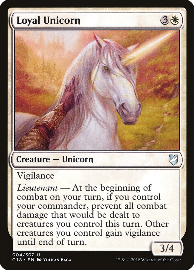 Loyal Unicorn [Commander 2018] | Rock City Comics