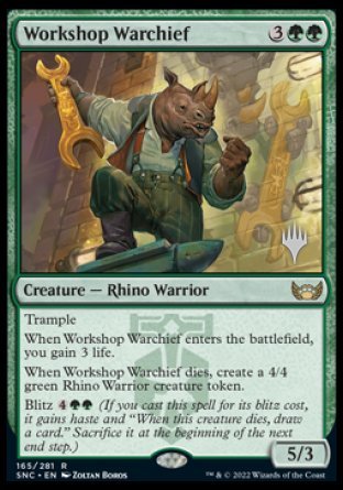 Workshop Warchief (Promo Pack) [Streets of New Capenna Promos] | Rock City Comics