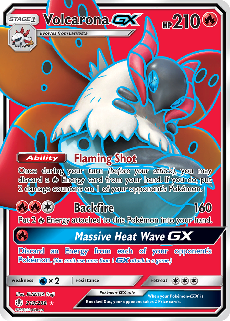 Volcarona GX (213/236) [Sun & Moon: Cosmic Eclipse] | Rock City Comics