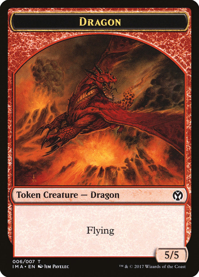 Dragon (006/007) [Iconic Masters Tokens] | Rock City Comics